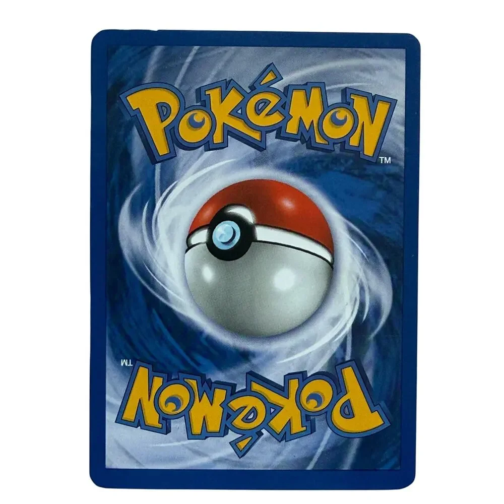 Pokemon card lightly